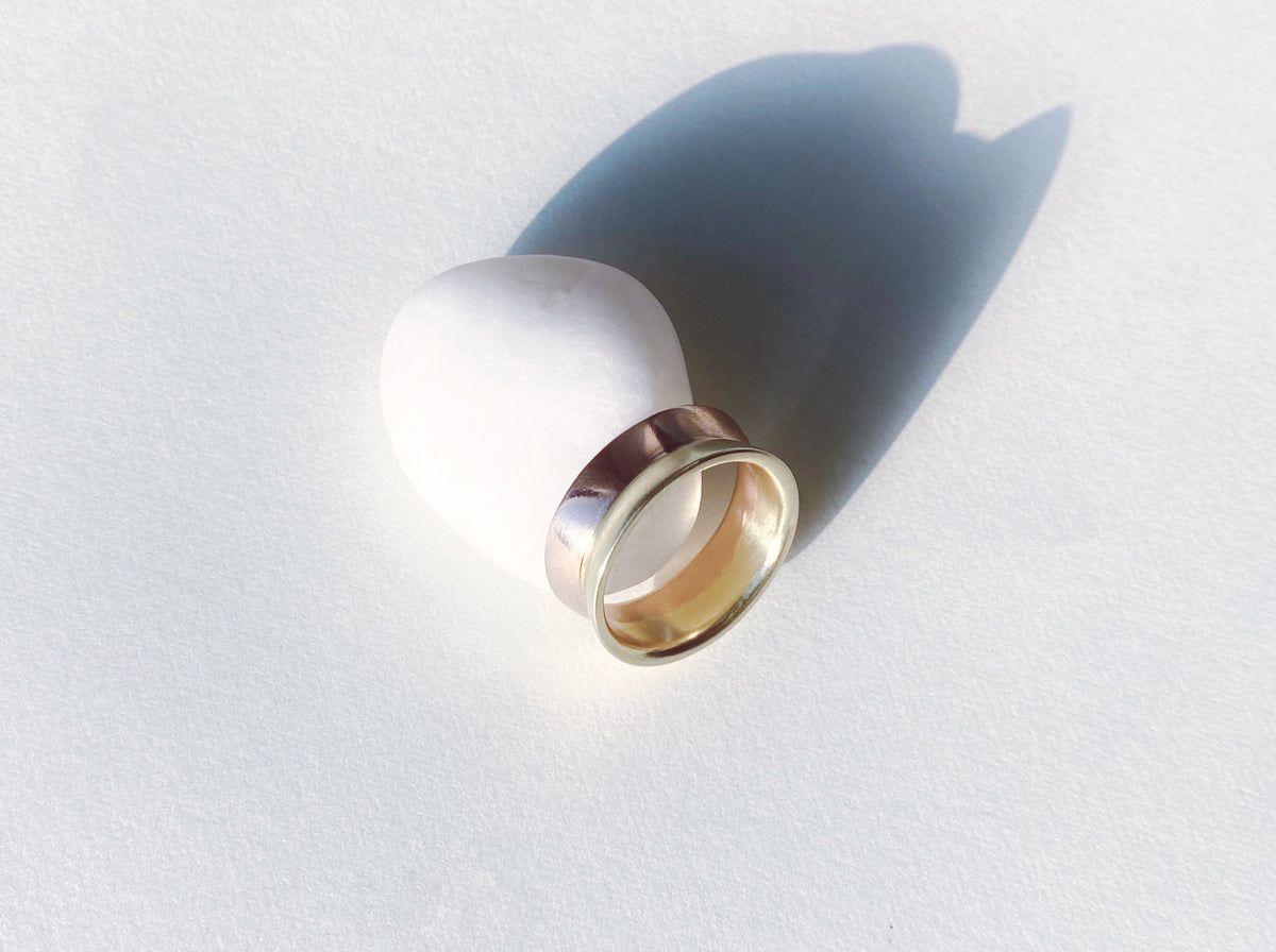 Bi-Metal Ring : Flare – EN Jewelry Studio